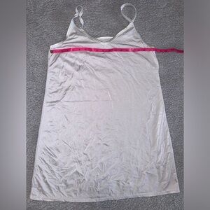 White Satin Slip Dress Vanity Fair. NWOT